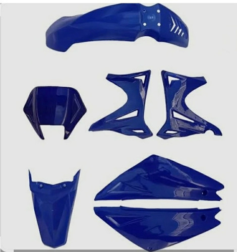 فلاپ کامل موتور سیکلت تریل روان ۲۰۰و۲۵۰ (قاب کامل) رنگ آبی