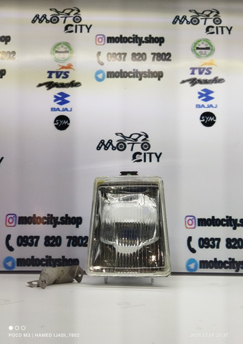 بلوری کامل چراغ جلو موتور تریل gy جی وای زیپ استار