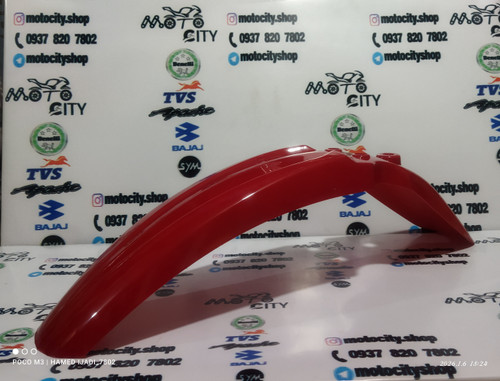 قاب گلگیر جلو موتورسیکلت احسان شکاری رنگ قرمز