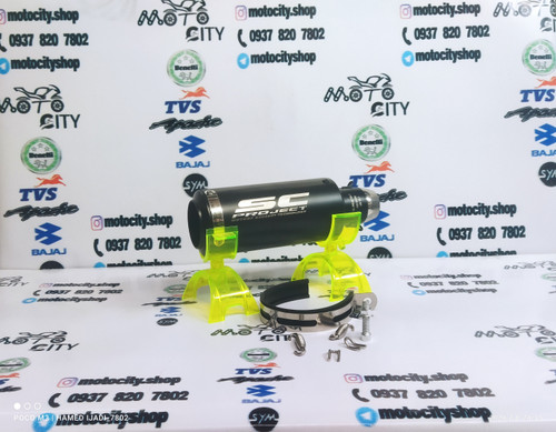 اگزوز قهرمانی تک لول SC مشکی مات