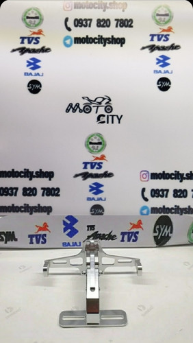 پایه ( استند ) پلاک حرفه ای اسپرت رنتال CNC ( نقره ای )