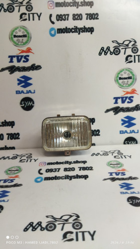 بلوری چراغ جلو کامل موتور تریل روان قدیم چراغ مربعی