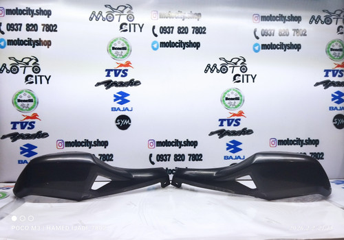 قاب ( محافظ ) دسته موتور تریل فلات پرواز طرح CRF مشکی ایرانی (جفتی)