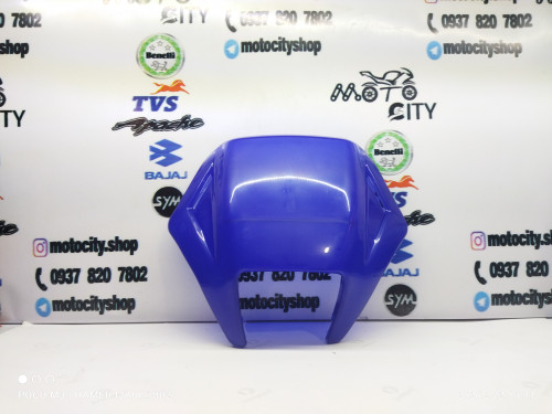 قاب کنسول بلوری چراغ جلو موتور تریل روان قدیم چراغ مربعی رنگ آبی