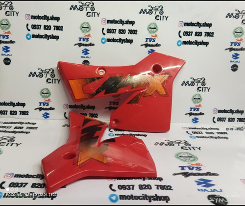 قاب کاور فلاپ (بال) باک موتور تریل فلات طرح ktm کی تی ام قرمز (جفتی)